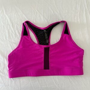Velocity Women’s Hot Pink Racerback Sports Bra  Size L